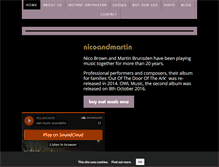 Tablet Screenshot of nicoandmartin.com